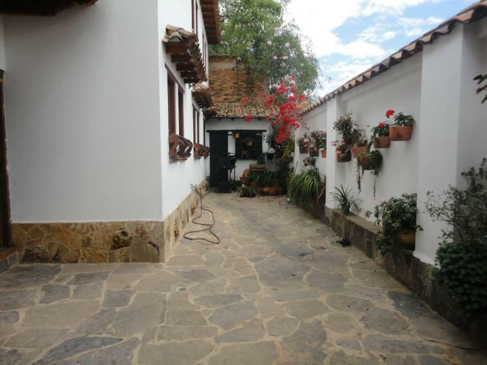 Hostal Del Carmen Villa de Leyva Eksteriør bilde